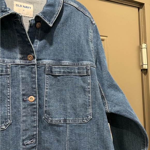 Old Navy Tie-Waist Jean Utility Jacket - Picture 8 of 12